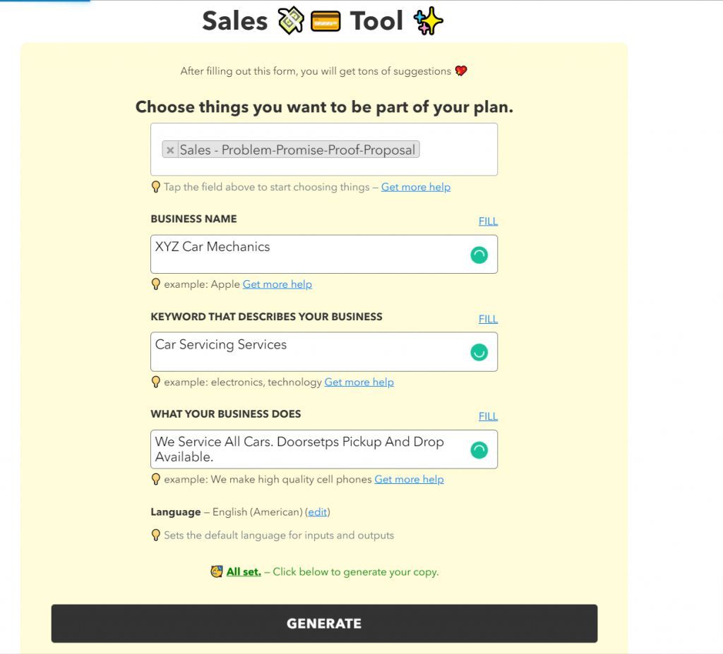 Nichesss Review Sales Copy Inputs